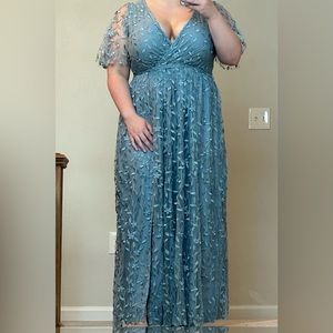 Marseille Embossed Maxi Dress